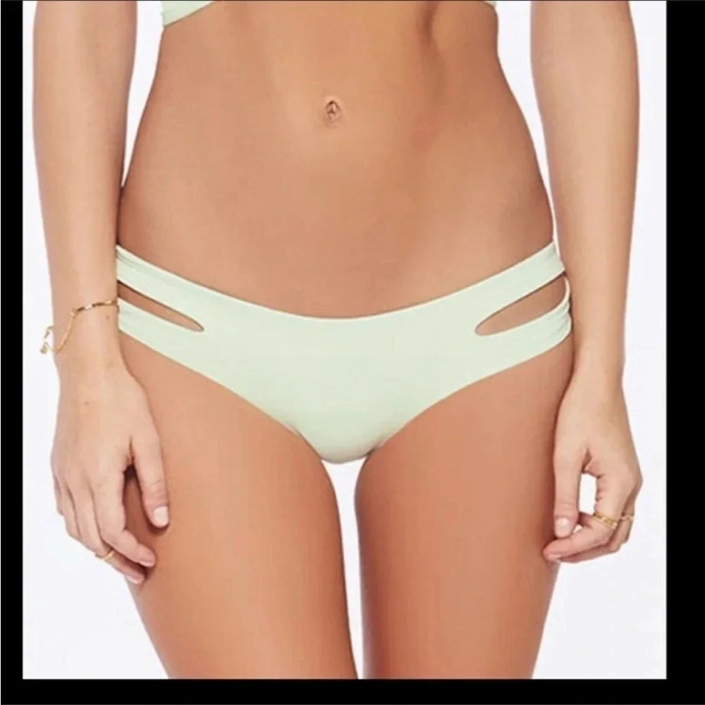 L*Space mint green bikini bottom